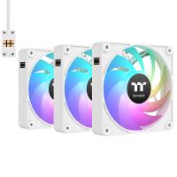 Thermaltake CT140 EX ARGB Standard Blades 140mm PWM White Fan - 3 Pack (CL-F191-PL14SW-A)