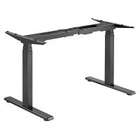 Brateck Contemporary 3-Stage Dual-Motor Sit-Stand Desk - Black (M08-23DE-B)