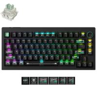 Keychron Lemokey L5 HE Magnetic Switch Custom Gaming Keyboard Cyber - Lemokey Ultra-Fast Lime Magnetic Switch (KBKCL5WW1)