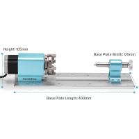 Laser-Engravers-Rotary-Module-Kit-for-Prover-XL-4030-V1-Prover-XL-6050-Plus-CNC-Router-Machine-with-NEMA23-Planetary-Geared-Stepper-Motor-4-Jaw-Chuck-10-1-Speed-Red-2
