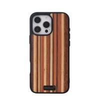 for iPhone 15 Pro Max Magnetic Wood Case. Unique & Classy Shockproof Protective Cover. Compatible with MagSafe Magnetic Charging. (Color Wood, iPhone