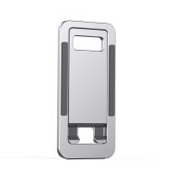 iCreate Phone Holder Portable Card-type Foldable Metal Stand - Silver