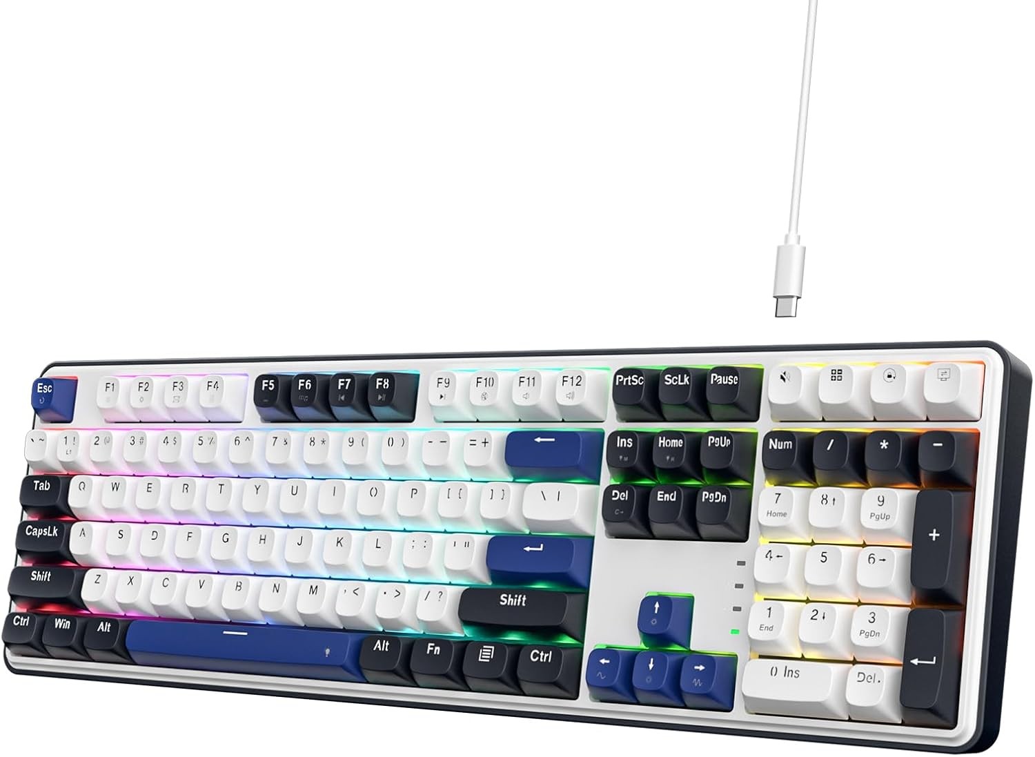 Redragon K689 Wired Gasket RGB Gaming 104 Keys + Extra 4 Hotkeys Mechanical Upgraded Hot-swappable Socket 3-Layer Noise Dampening Keyboard