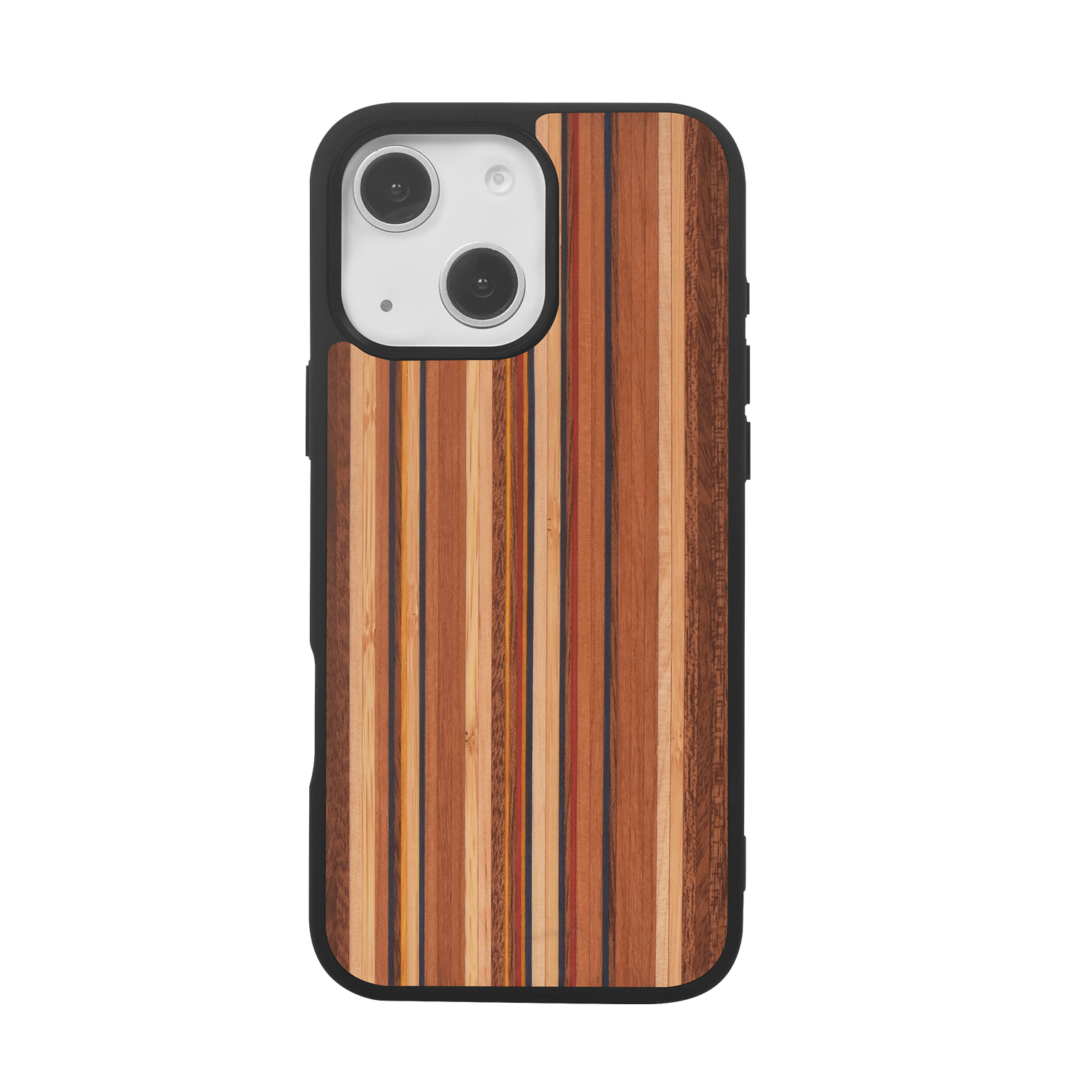 for iPhone 15 Plus Magnetic Wood Case. Unique & Classy Shockproof Protective Cover. Compatible with MagSafe Magnetic Charging. (Color Wood)