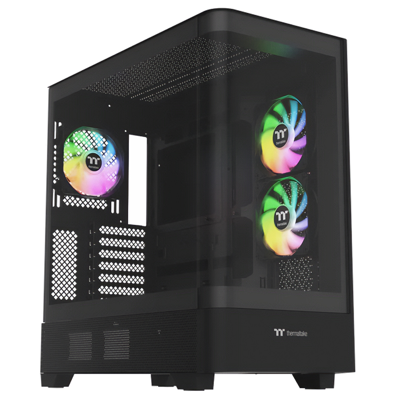 Thermaltake View 290 TG ARGB Mid Tower ATX Case - Black (CA-11G-00M1WN-00)