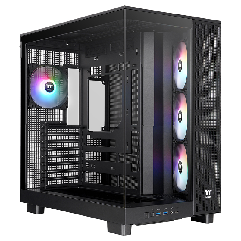 Thermaltake View 380 XL Tempered Glass ARGB Mid Tower ATX Case - Black (CA-11E-00M1WN-00)