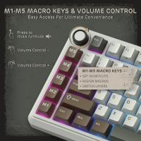 Keyboards-RK-ROYAL-KLUDGE-Mechanical-Keyboard-L75-RGB-2-4Ghz-BT-Wired-Beige-Switch-Palm-Green-8