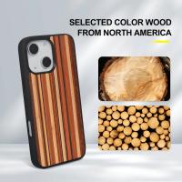 Phone-Cases-for-iPhone-15-Magnetic-Wood-Case-Unique-Classy-Shockproof-Protective-Cover-Compatible-with-MagSafe-Magnetic-Charging-Color-Wood-iPhone-15-6-1-10