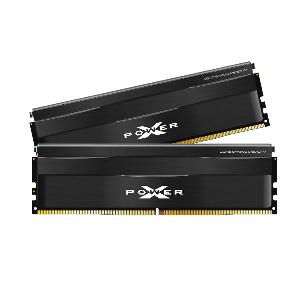 Silicon Power XPOWER Zenith 32GB (2x16GB) CL36 DDR5 6000MHz Gaming Memory Supports Intel XMP/AMD EXPO UDIMM Desktop PC Computer RAM Memory, Black