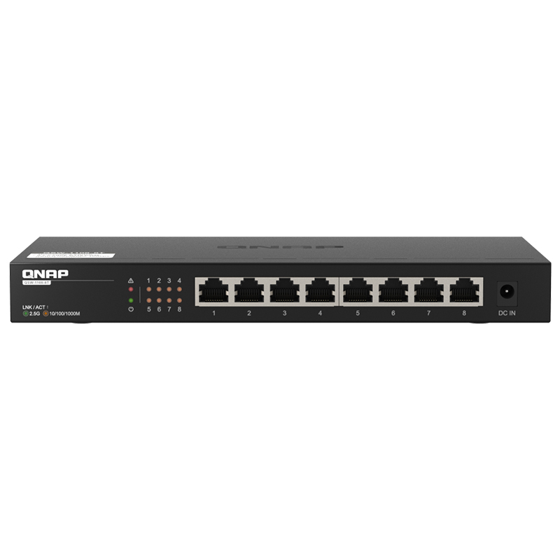 QNAP 8 port 2.5Gbps Unmanaged Switch (QSW-1108-8T)