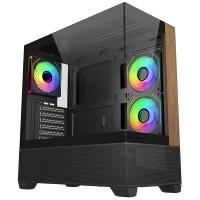 Cooler Master Elite 690 Wood ARGB ATX Case (E690-KHNN-S00)