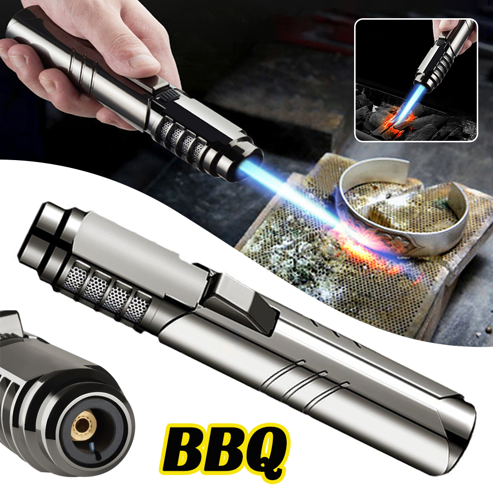 Torch Butane Lighters Adjustable Jet Flame Windproof Butane Refillable Lighter