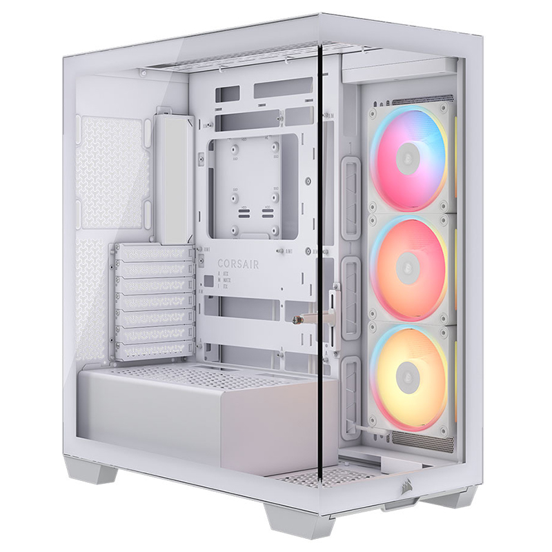 Corsair 3500X LX-R RGB iCUE LINK Tempered Glass Mid Tower ATX Case - White (CC-9011325-WW)