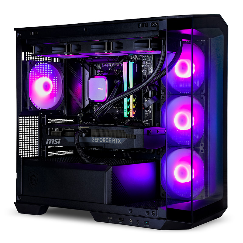 G7 Ryzen 7 7800X3D GeForce RTX 5070 Gaming PC Powered by MSI 59063