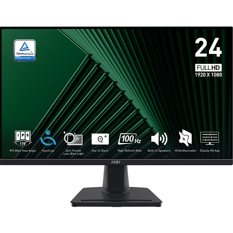 MSI Pro 23.8in FHD 100Hz IPS Monitor (PRO MP245G)