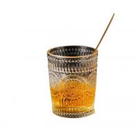 Food - grade certified 300ml glass water cup, suitable for home use with whisky and wine. Heat - resistant, a must - have for family gatherings