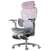 Gaming-Chairs-AutoFull-G7-Ergonomic-Gaming-Chair-With-3D-Headrest-Advanced-Lumbar-support-Cherry-blooms-White-4