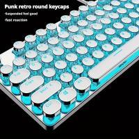 Gaming-Keyboards-EWEADN-TK100-Punk-Typewriter-Mechanical-Keyboard-Retro-Metal-Panel-Multimedia-Knob-Blue-Backlight-Blue-Switches-4