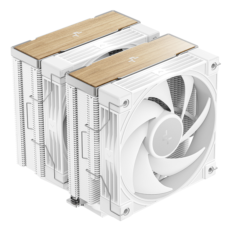 DeepCool AK620 G2 Wood Grain Top Cover CPU Cooler - White (AK620 G2 WH)