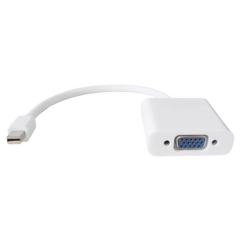 8Ware Mini DisplayPort to VGA Male to Female Adapter Cable - 20cm