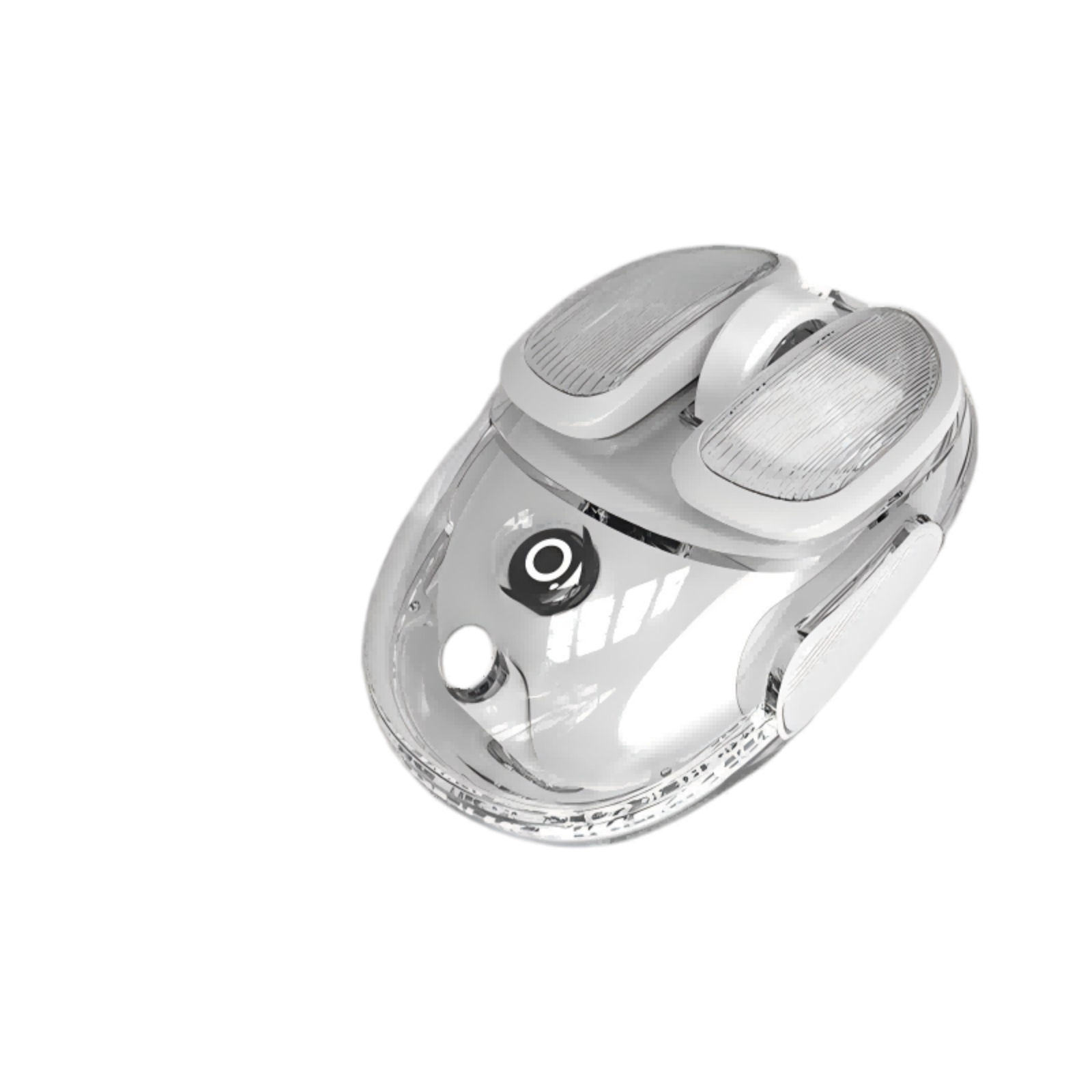 EWEADN Q9 Cute Creamy, Mini Wireless BT Mouse, Dual-Mode Connectivity for Phone, Tablet & Laptop, Potato Shape, Portable & Ergonomic Design - White