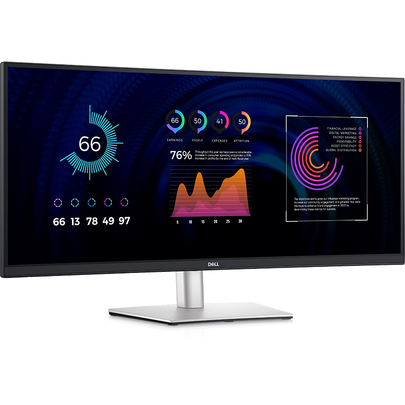 Dell 34 34in WQHD IPS Curved USB-C Hub Monitor (P3424WE)