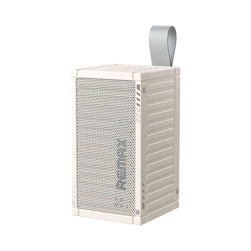REMAX Beige RB-M23 Wireless Portable Speaker, Creative Container Design, 4H Continuous Playback, 180-Day Long Standby, Bluetooth/TF Card/AUX Modes