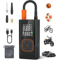 Tire Inflator Portable Air Compressor - 150PSI Air Pump for Car Tires, Portable Air Compressor with Digital Tire Pressure Gauge for Motorcycle, Ball