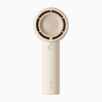 JISULIFE Life5 Handheld Portable Turbo Fan,4000mAh Rechargeable Personal Battery Operated Mini Small Pocket Fan with 5 Speeds -Brown