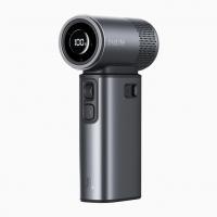 JISULIFE Ultra2 Handheld Fan 5 IN 1,9000mAh Max 25 Hrs Rechargeable, 100 Speed, 18W Power Bank with Flash light,Ultra Motor,Metal Shell-Grey