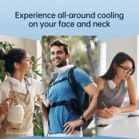 Laptops-Computers-JISULIFE-Portable-Neck-Fan-Neckbrace-Personal-Hands-Free-5-Speed-Gears-Adjustment-5000-mAh-Wearable-Bladeless-Quiet-Rechargeable-Blue-7