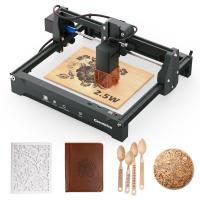 Kortek Laser Engraver Machine, 2.5W, ±0.01mm High Precision, IR Laser Compatible, Portable CNC Laser Cutter