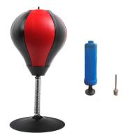 Tabletop-Gaming-Desktop-Punching-Bag-Stress-Buster-Ball-Stress-Relief-Toys-With-Pump-For-Office-Home-Black-and-Red-2
