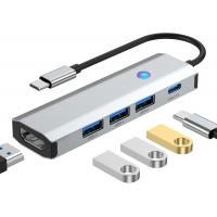 USB-Hubs-USB-C-Hub-5-in-1-Multiport-Adapter-4K-HDMI-100W-Power-Delivery-3-USB-A-Data-Ports-USBC-Dongle-for-Apple-iPhone-16-Pro-Max-iPhone-15-Pro-MacBook-Pro-A-2
