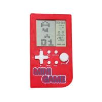Tetris game console toy, children's nostalgic retro handheld game console - Vertical 3-inch red screen