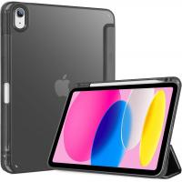 Case for iPad (A16) 11th Generation 11 Inch 2025/10th Generation 10.9 Inch 2022 Case with Pencil Holder, Hybrid iPad 11 10 Case with Clear Back Black