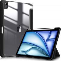 Case for iPad Air 11-inch M3 (2025) / M2 (2024), iPad Air 5th (2022) / 4th Generation (2020) 10.9 Inch - Shockproof Cover with Pencil holder black
