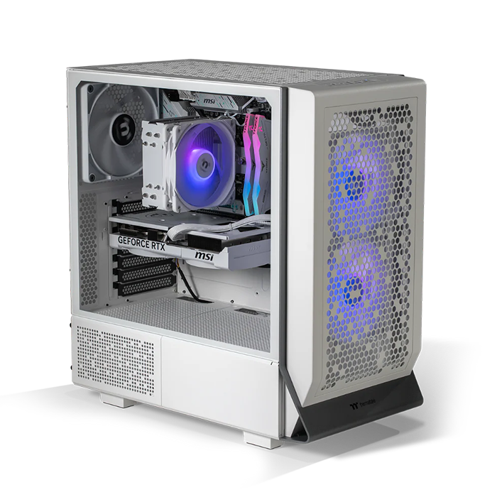 Thermaltake Infinity Pro V6 Ryzen 5 7600 GeForce RTX 5070 1TB SSD 32GB RAM W11H Desktop Gaming PC (CA-4J2-00D6WA-A6)