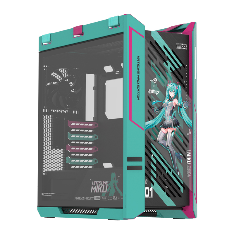 Asus ROG Strix Helios II GX601S Hatsune Miku Mid Tower E-ATX Case (ROG STRIX HELIOS II GX601S HATSUNE MIKU)