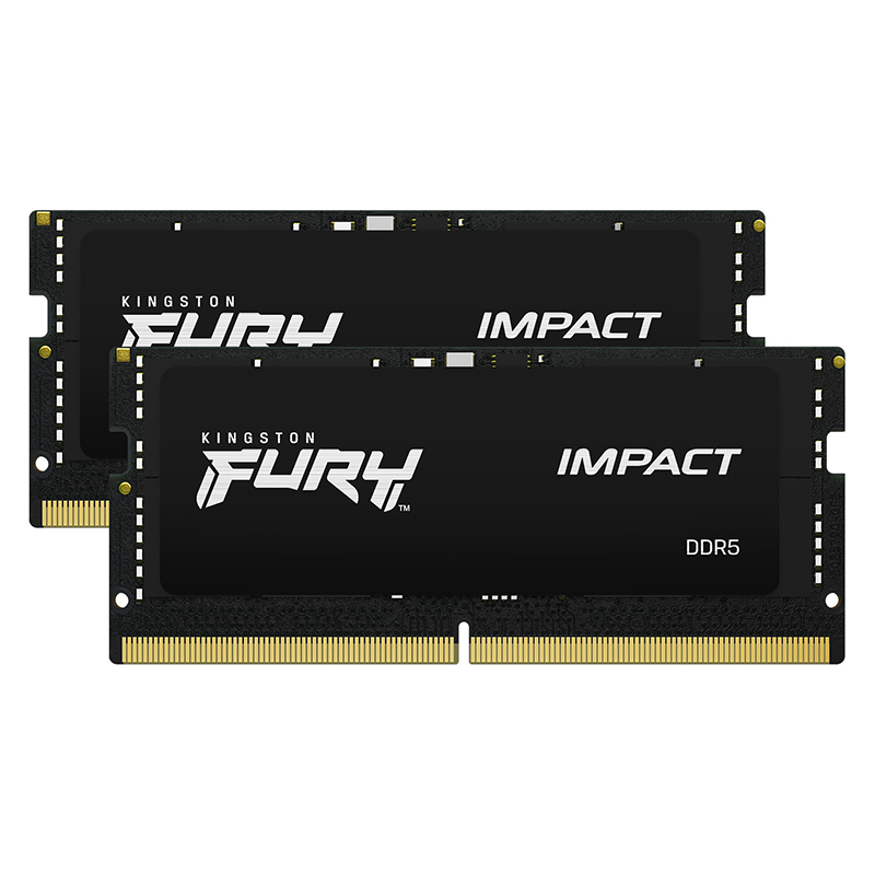 Kingston 32GB (2X16GB) KF564S38IBK2-32 Fury Impact 6400MHz CL38 SODIMM DDR5 RAM
