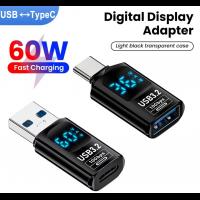 Network-Adapters-Type-C-Smart-LED-Display-USB-C-to-USB3-2-Type-A-Adapter-10Gbps-Data-Current-Voltage-Fast-Charging-Monitoring-Display-Tester-21