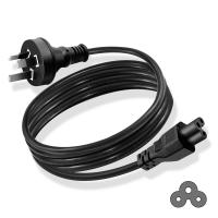 3 Prong IEC C5 AC Power Supply Cord Compatible for Monitor,Desktop,Computers,Scanners,LG LED LCD Smart HDTV,PC Laptop Power Cable-1.5M