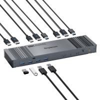 USB-Hubs-Simplecom-4-Port-USB-3-0-Hub-with-HDMI-DisplayPort-Dual-Monitor-KVM-Switch-for-two-Computers-KM490-3