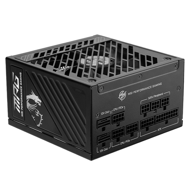 MSI MPG 1000W A1000GS PCIE5 II 80+ Gold Fully Modular ATX 3.1 Power Supply (MPG A1000GS II PCIE5.1)