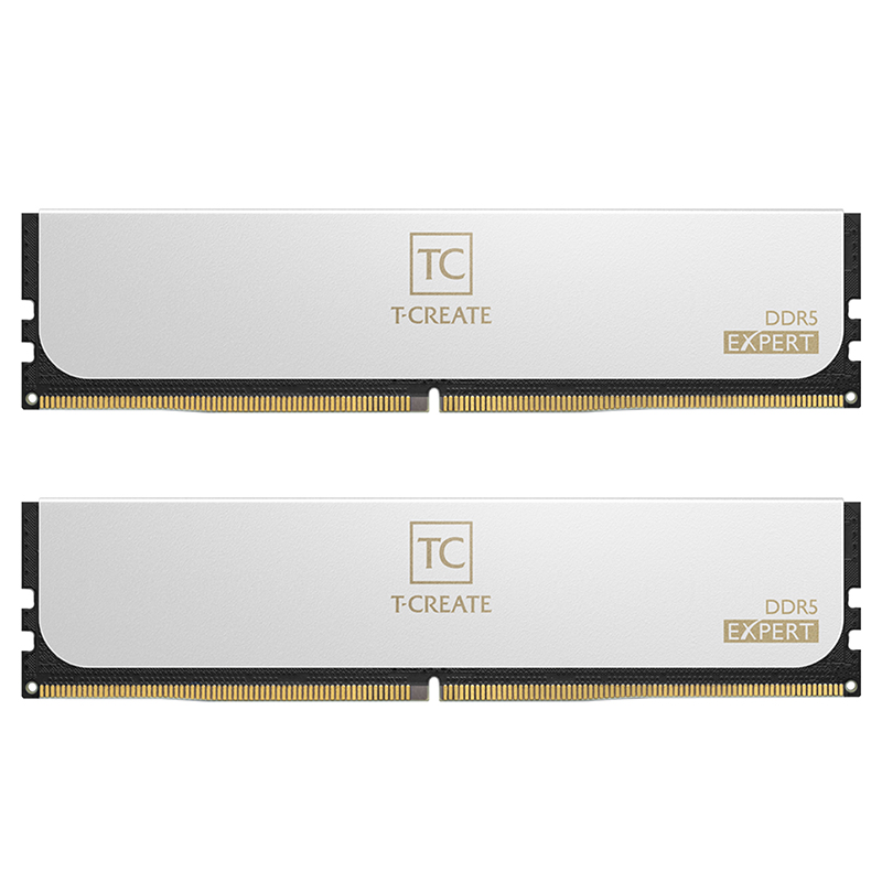 Team 64GB (2x32GB) Expert CTCWD564G6000HC34BDC01 CL34 6000MHz DDR5 RAM - White