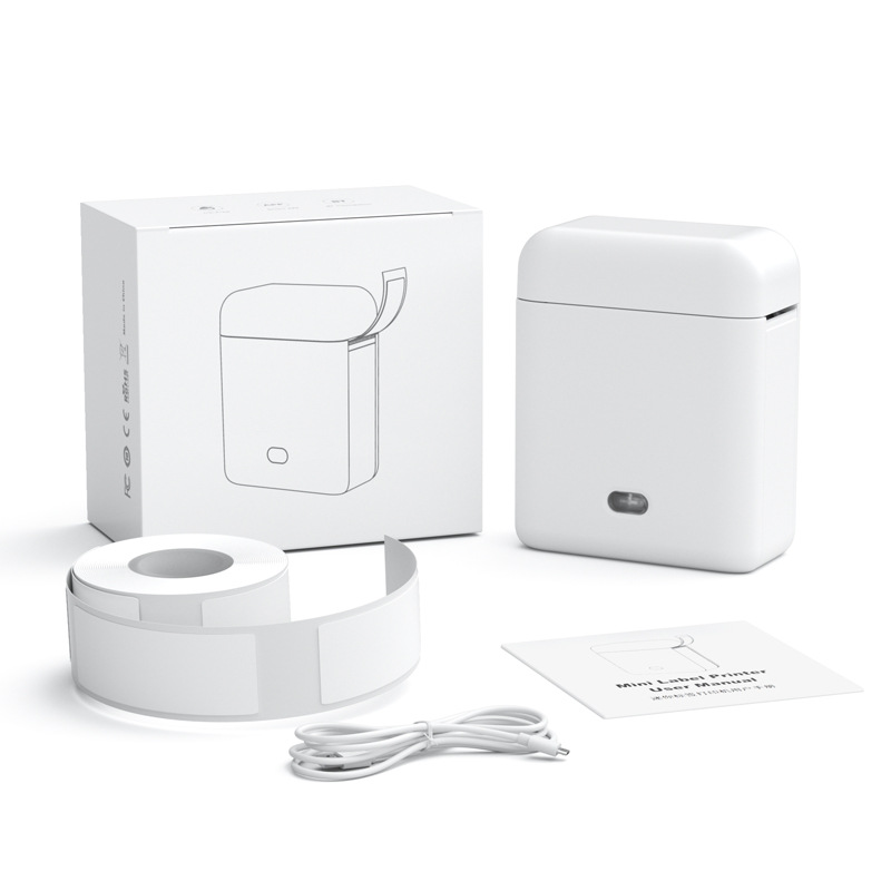 Thermal Label Printer Portable Bluetooth Mini, for Shipping Labels, Stickers, Price Tags & Organizing