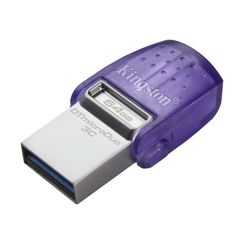 Kingston 64GB DataTraveler microDuo 3C USB Flash Drive (DTDUO3CG3/64GB)