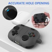 for AirPods Pro 3 Case, Classic Handheld Game Console Design Soft Silicone Case, Compatible with Airpods Pro 3rd Case 2025, Black