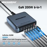 Charger-RockRose-Infinito-G200-6-Port-200W-GaN-Charging-Station-RRTC59-3