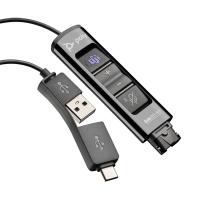 Headphone-Accessories-HP-Poly-DA85-M-USB-to-QD-Black-Adapter-TAA-786C8AA-3